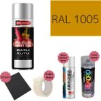 Nalburun 400 ml Doldurulmuş Selülozik Mat Sprey Boya + Astar + Boya Sökücü Set Ral - 1 Adet - 1005 Bal Sarısı