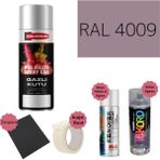 Nalburun 400 ml Doldurulmuş Selülozik Parlak Sprey Boya + Astar + Boya Sökücü Set Ral - 67 Adet - 4009 Pastel Mor