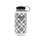 Nalgene 32oz Wide Mouth Beige Plaid Tritan Suluk