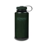 Nalgene Monokrom Collection su şişesi, geri dönüştürülmüş malzemelerden BPA içermeyen su şişesi, sırt çantasıyla seyahat, yürüyüş, fitness stüdyosu için tekrar kullanılabilir su şişesi, 900 ml, yeşim