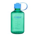 Nalgene Su şişesi – Hafif Sustain Tritan BPA içermez, kırılmaz şişe, sırt çantasıyla seyahat, yürüyüş, fitness stüdyosu için, 473 ml, dar ağız, pastel yeşil