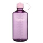 Nalgene Sustain Tritan BPA İçermeyen Su Şişesi,%50 Plastik Atık, 907 g, Dar Ağız, Kiraz Çiçeği