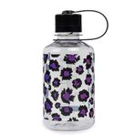 Nalgene Sustain Tritan BPA içermeyen su şişesi,%50 plastik atıktan, 473 ml, dar ağız, gökkuşağı çita, 16 oz