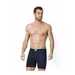 Namaldı 3 Adet Lacivert Düğmeli Penye Boxer BRWEKKENNPPAUL11