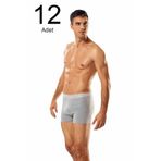 Namaldi ELF568N1283CCM12 Gri 12'li Likralı Erkek Boxer