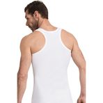 Namaldı Erkek Beyaz Rambo Atlet,%100 Pamuk, XL Beden