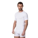 Namaldı Erkek Fanila, Ribana 0 Yaka, Beyaz, XL Beden, 5 Adet Set