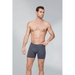 Namaldı Erkek Modal Likralı Biyeli Boxer 197 - 6 Adet Füme S
