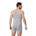 Namaldı Erkek Rambo Atlet, 3'lü Paket,%90 Pamuk%10 Elastan, Gri, XL Beden