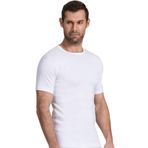 Namaldi Erkek Ribana O Yaka İnce Biyeli Fanila, 6'lı Paket, Beyaz/Siyah/Gri Karışık, 2XL Beden