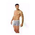 Namaldı Erkek Siyah Beyaz Gri 3'lü Paket Likralı Boxer ELF568N1283CCM-0002