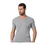 Namaldı Erkek V Yaka Kısa Kollu Atlet, Gri, 2XL Beden, 6 Adet Set,%100 Pamuk