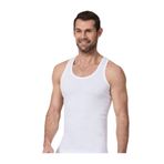Namaldı Ribana Rambo Atlet, Erkek, Bisiklet Yaka, Slim Fit, Beyaz/Gri/Siyah, M Beden, 8 Adet Set