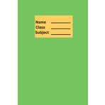 Name Class Subject: A5 Lined scholl Notebook Perfect For School Study Notes