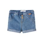 NAME IT BABY NBMBEN DNM LONG SHORTS 3025-LI HKoyu mavi denim Erkek Çocuk 4-6 Month
