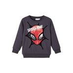 NAME IT Erkek Çocuk Antrasit Sweatshirt 2-3 Yaş NMMSVENDE SPIDERMAN SWEAT BRU MAR