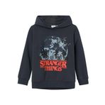 NAME IT Erkek Çocuk Antrasit Sweatshirt 7-8 Yaş NKMART STRANGER SWEAT WH BRU BFU