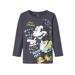 NAME IT Erkek Çocuk Antrasit Tişört 1,5-2 Yaş NMMSTRYG MICKEY LS TOP WDI
