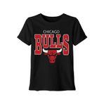 name it Erkek Çocuk Chicago Bulls Baskılı T-shirt, Siyah, 146-152 cm