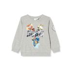 NAME IT Erkek Çocuk Gri Melanj Sweatshirt 2-3 Yaş NMMOLLIS PAWPATROL SWEAT BRU CPLG