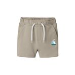 Name It Erkek Çocuk Kahverengi Günlük Şort 3-4 Yaş Beden NMMFRITZO NREG SWE SHORTS Modeli
