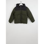 name ıt Erkek Çocuk Kapüşonlu Puffer Mont, Fermuarlı, Haki, 10 Yaş