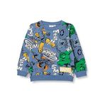 NAME IT Erkek Çocuk Koyu Buz Mavisi Sweatshirt 1-1,5 Yaş NMMJAAKKO MARVEL SWEAT UNB MAR