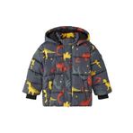 NAME IT Erkek Çocuk Koyu Mavi Mont 1,5-2 Yaş NMMMAY PUFFER JACKET AOP