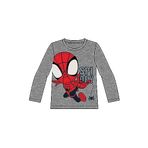 NAME IT Erkek Çocuk NMMJUNIOR SPIDEY LS TOP MAR Tişört, Grey Melange , 1,5-2 yaş
