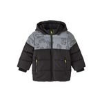 NAME IT Erkek Çocuk Siyah Mont 1,5-2 Yaş NMMMARCEL PUFFER JACKET REFLECTIVE AOP
