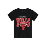 Name It Erkek Çocuk Siyah T-shirt, Chicago Bulls Baskılı, 122-128 Beden
