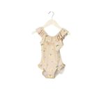 Name It İt Kız Çocuk Mayo Nmfzalou Swımsuıt, Krem, 92 Cm