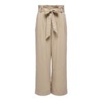 NAME IT Kadın Onlmarsa Solid Paperbag Pantolon Wvn Noos, Safari/Detay: melanj, XS