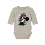 NAME IT Kız Bebek Bej Body 2-4 Ay NBFJERRI MINNIE LS BODY WDI