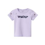 Name It Kız Bebek NBFDRAMA TOP Tişört, Orchid Petal, 2-4 Ay EU