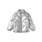 NAME IT Kız ceketi Puffer, Gümüş, 116