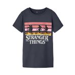 NAME IT Kız Çocuk Antrasit Tişört 6 Yaş NKFASINA STRANGER SS TOP BFU