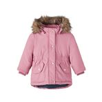 NAME IT Kız Çocuk Koyu Toz Pembe Mont 2-3 Yaş NMFMARLIN PARKA JACKET PB