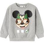 Name It Kız Çocuk Sweatshırt - Gri - Melanj - 4 Yaş