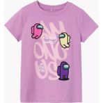 Name It Kız Çocuk Tişört - Lila - 9 - 10 Yaş