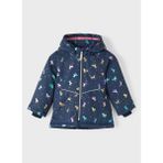 Name It Lacivert Kadın Mont Nmfmaxı Jacket Foıl Aop Noos - 2 Yaş