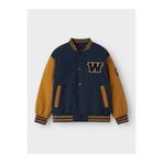 Name it Nkmmains Varsity Erkek Çocuk Ceketi, Lacivert, 8 Yaş