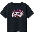 Name It NMFBETRIA SS NREG TOP PB Lacivert Kız Çocuk Kısa Kol T-Shirt - 2 Yaş