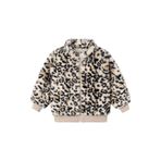 Name it Nmfmindy Faux Fur Kız Çocuk Ceket, Leopar Desen, 1 Yaş