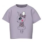 Name It Nmfvilinse Ss Nreg Top Kız Çocuk T-Shirt 13228157 - Mor - 4 Yaş