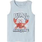 Name It Nmmvagno Tank Top Erkek Çocuk T-Shirt 13228228 - Mavi - 5 Yaş