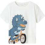 Name It Nmmvılasse Ss Nreg Top Beyaz Erkek Çocuk Kısa Kol T-Shirt - 2 - 3 Yaş