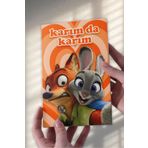 Namgo Zootropolis Karım da Karım Kolaj Çizgisiz A5 Hediyelik Özel Tasarım Defter