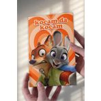 Namgo Zootropolis ''Kocam da Kocam'' Hediyelik Tuale Kapaklı Çizgisiz A5 Defter (50 Sayfa)