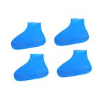 NAMOARLY 2çiftler Yağmurluk Ayakkabı Kapatıcı Su Geçirmez Ve Kaymaz Ayakkabı Kılıfı Pratik Ve Kullanışlı Seyahat Ve Dış Mekan Kullanımı Için Uygun